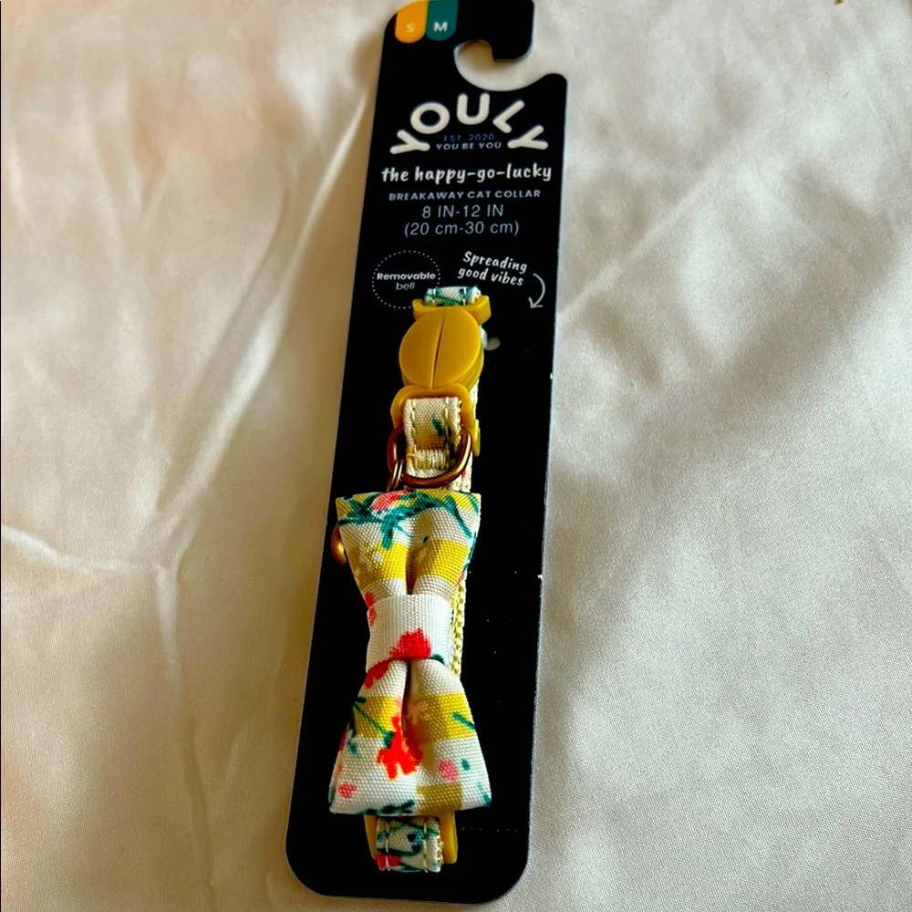 Youly the happy-go-lucky Easter Floral Breakaway Cat Collar (S/M)